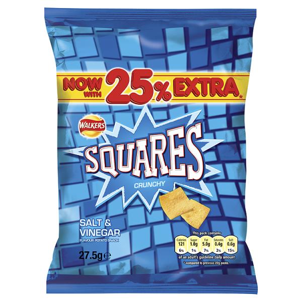What Happened to Herb & Spice? Walkers Salt & Vinegar Squares (UK)