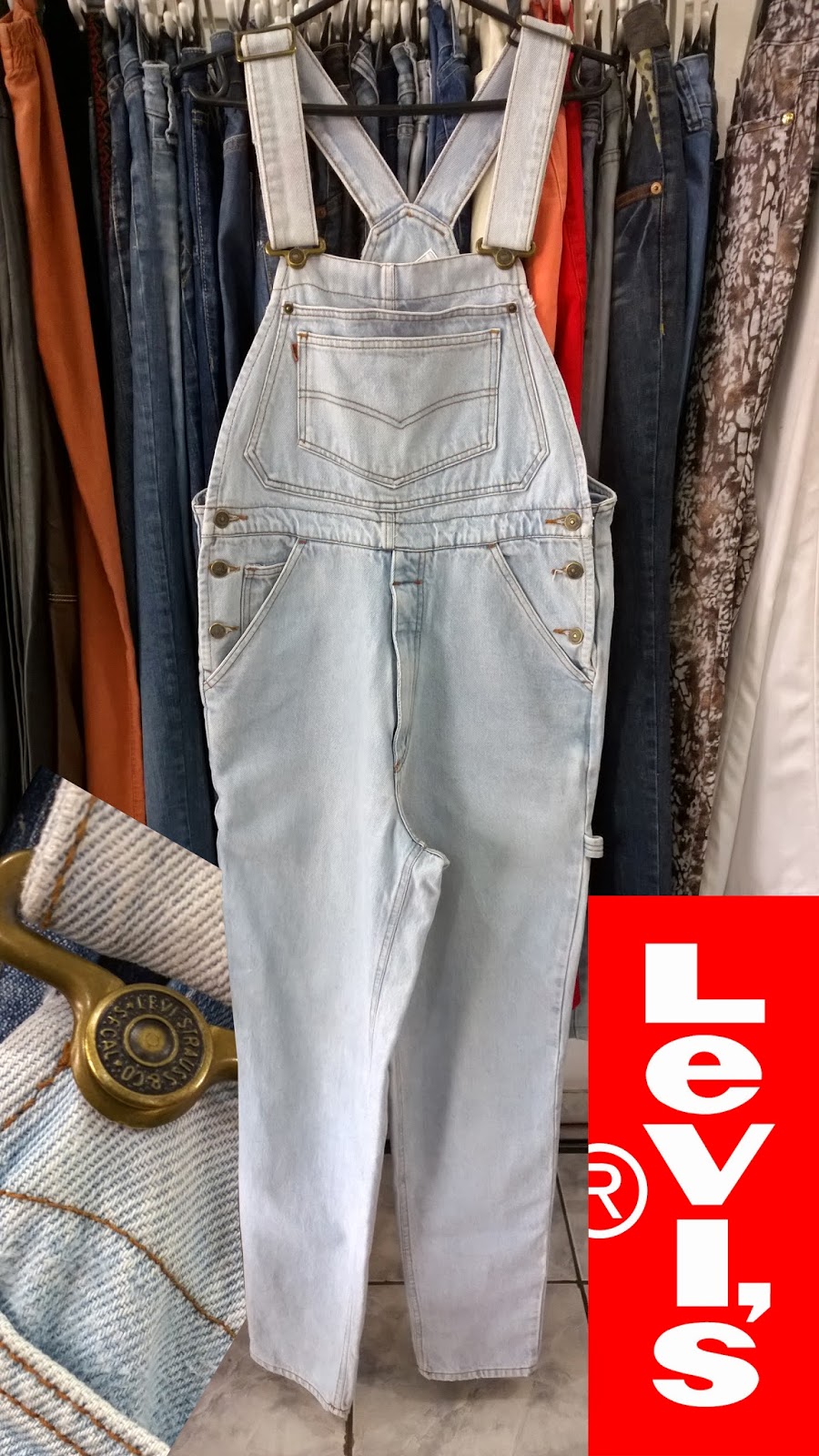 macacão jeans feminino levis