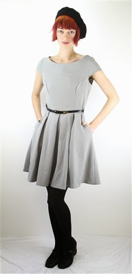 Grey Day Dress by Stroppy Cat London £45.00