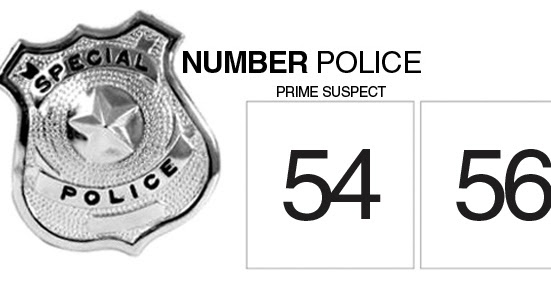 E is for Explore!: Number Police