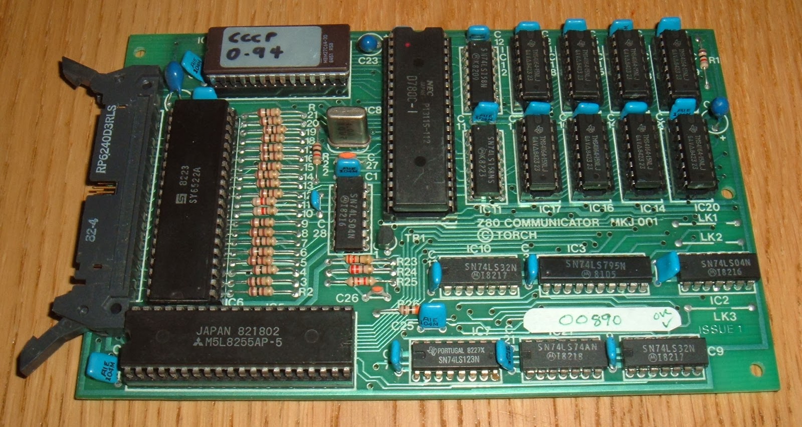 TOM'S Z80 SBC Rev C esegue Grant Searle'S CP/M solo PCB nudo 