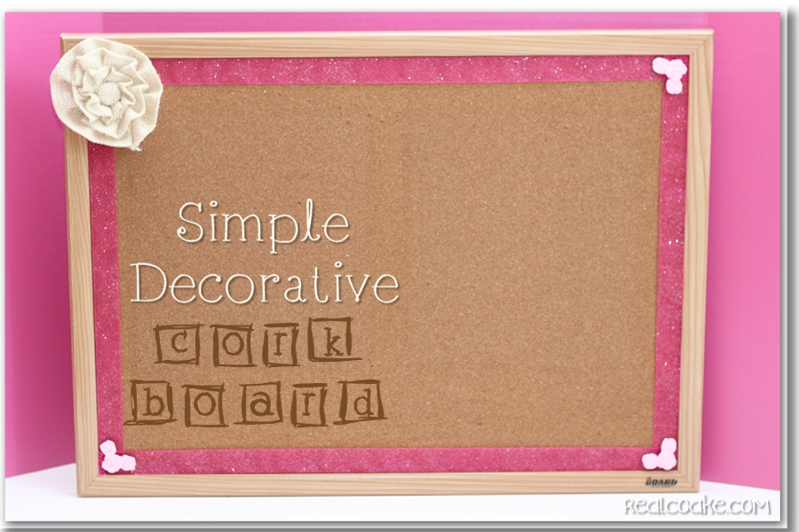 Simple Decorative Cork Board