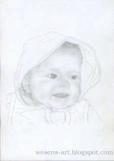 Step 3 pencil drawing portrait    wesens-art.blogspot.com
