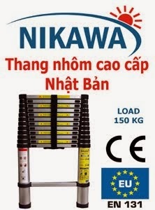 Thang nhôm rút gọn Nikawa