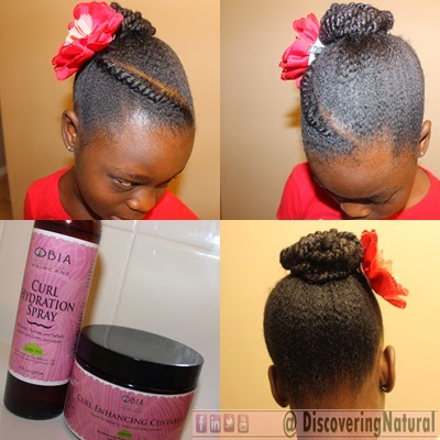 2 Quick and Easy Holiday Buns Hairstyle for your Natural Hair Kid - African  Naturalistas
