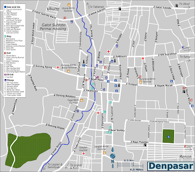Denpasar Map