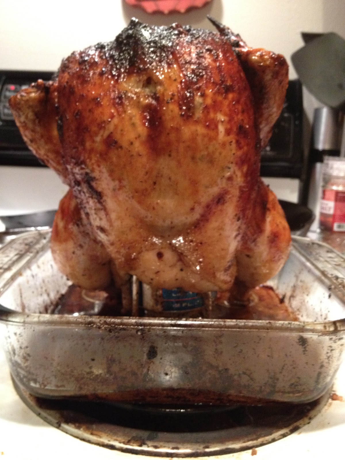 My Salty Kitchen Beer Butt Chicken