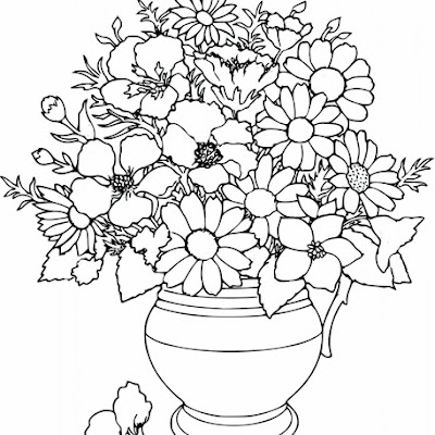 Simple Flower Coloring Pages Free Cute Printable Coloring Pages