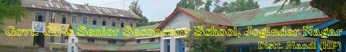 Govt. Girls Senior Secondary School, Joginder Nagar