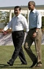 Xi Jinping & Barack Obama at Rancho Mirage.