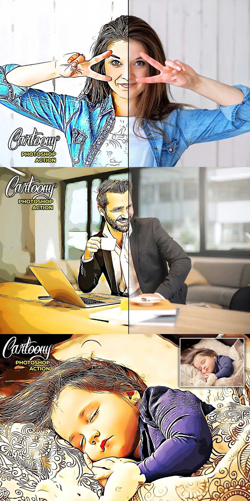 Cartoony Photoshop Action 4723737 2 Cartoony Photoshop Action 4723737