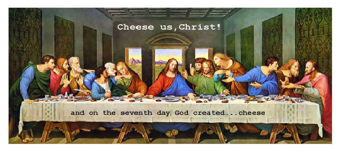 Cheese us, Christ! Blueberry vanilla goat cheese