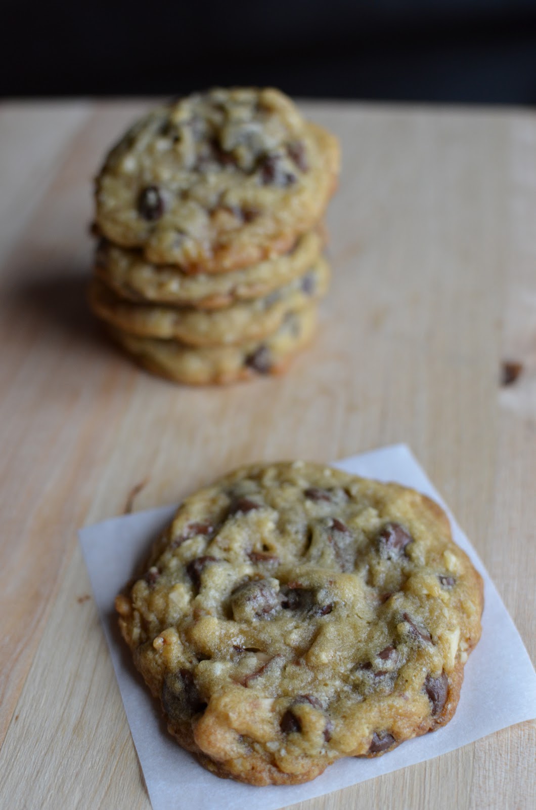 Playing with Flour Hazelnuttoffee chocolate chip cookies
