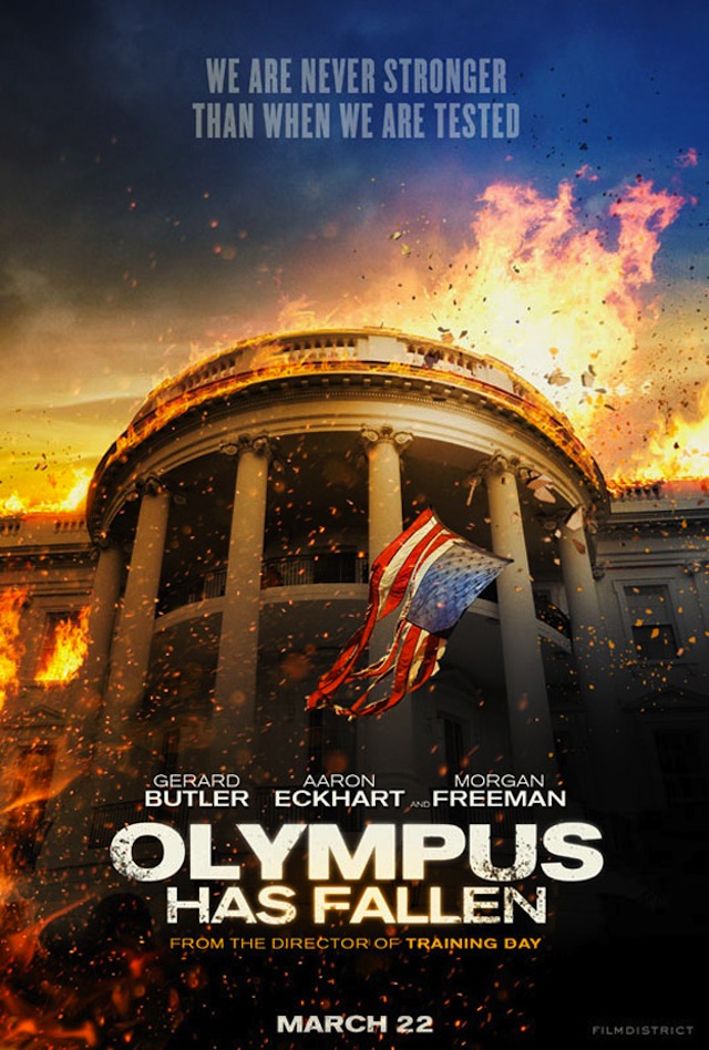 ตัวอย่างหนังใหม่ :  Olympus Has Fallen ซับไทย (ผ่าวิกฤติวินาศกรรมทำเนียบขาว) Poster