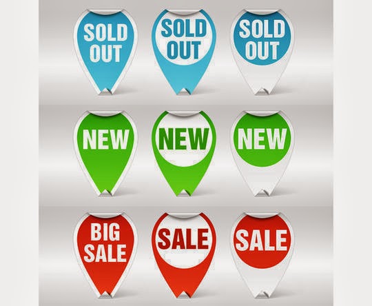Free PSD Set of 9 Sleek Sticker Icons Free PSD Set of 9 Sleek Sticker Icons