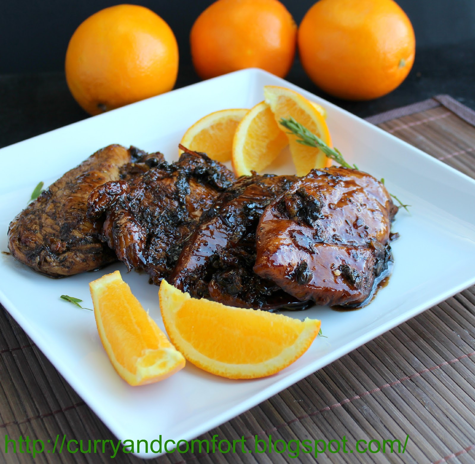 Kitchen Simmer OrangeBalsamic Glazed Chicken