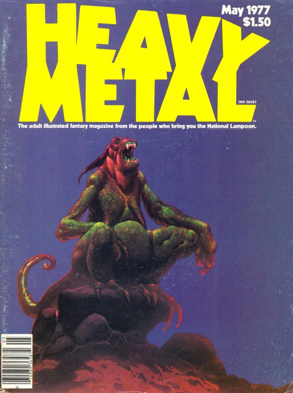 Heavy Metal Magazine Covers from The 1970s vintage everyday