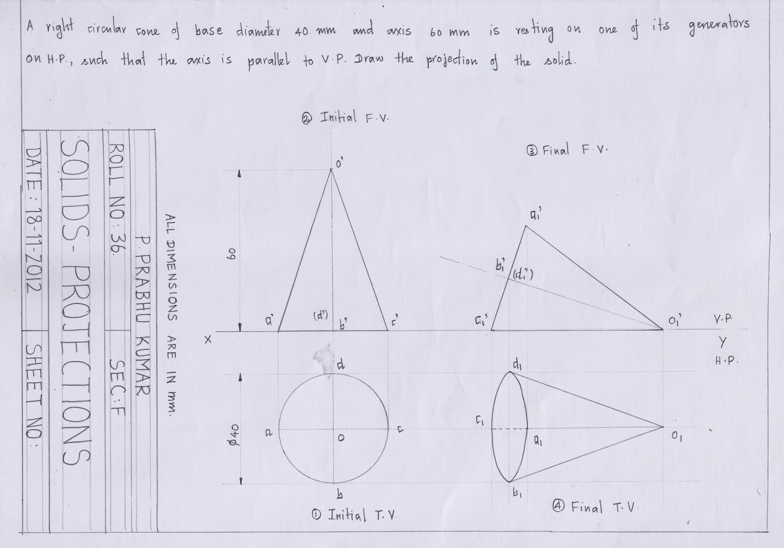 engineering graphics for engineers projection of solids right