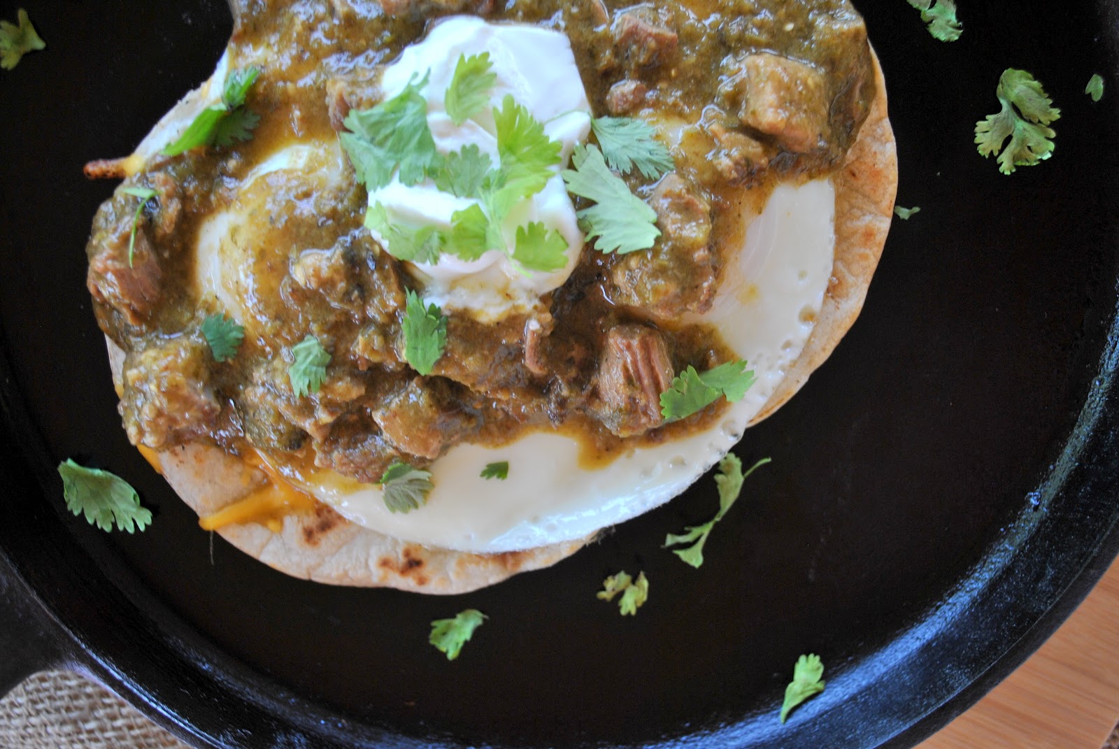 Tip/Trick Tuesday and pork chile verde huevos rancheros