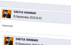 Komentar Valid HML5