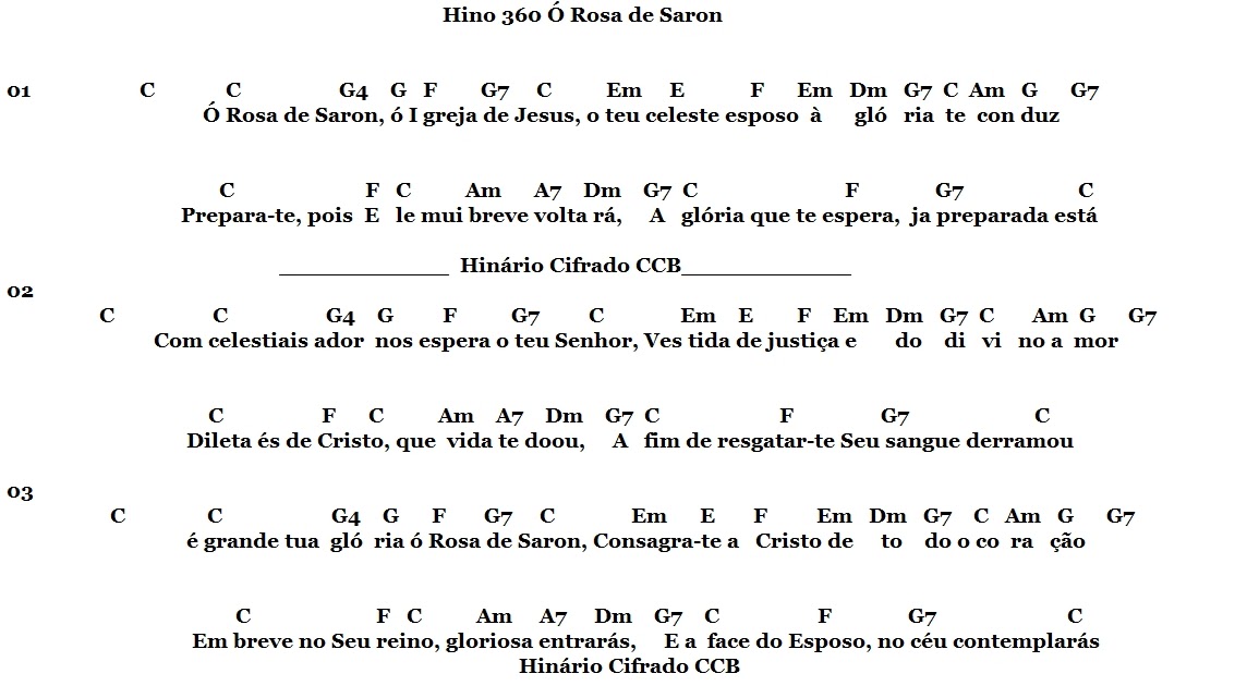 ___Cifras CCB___ _______Louvores a Deus_____