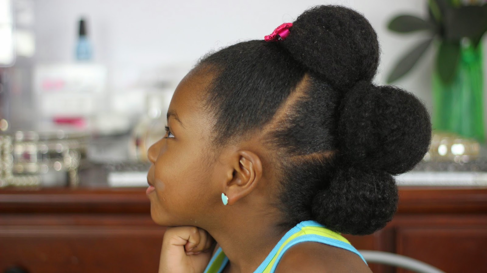 Laugh Lines And Lipstix Easy Hairstyle For Natural Hair Kids