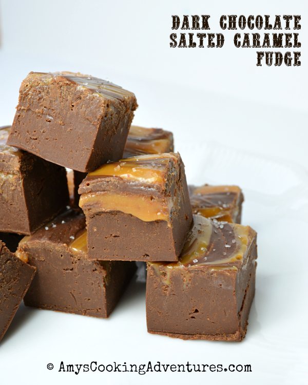 Salted Caramel Chocolate Fudge • MidgetMomma