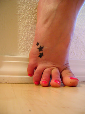 foot tattoo designs for girls