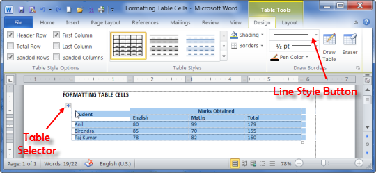 Drawing Lines With Microsoft Word : How to draw vertical and horizontal lines in word