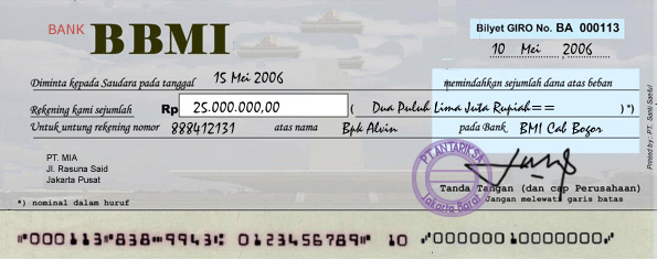 CokiCoki Pengertian Cek, Wesel, Bilyet Giro dan Transfer CokiCoki Pengertian Cek, Wesel, Bilyet Giro dan Transfer