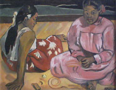 Gauguin "Donne di Tahiti" Angela Frattalemi