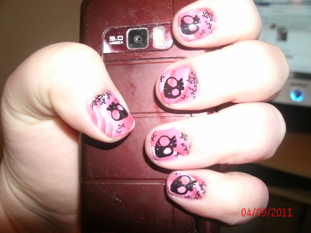 punk rock nails