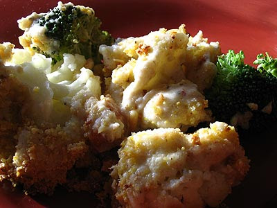 Broccoli-Cauliflower Mornay