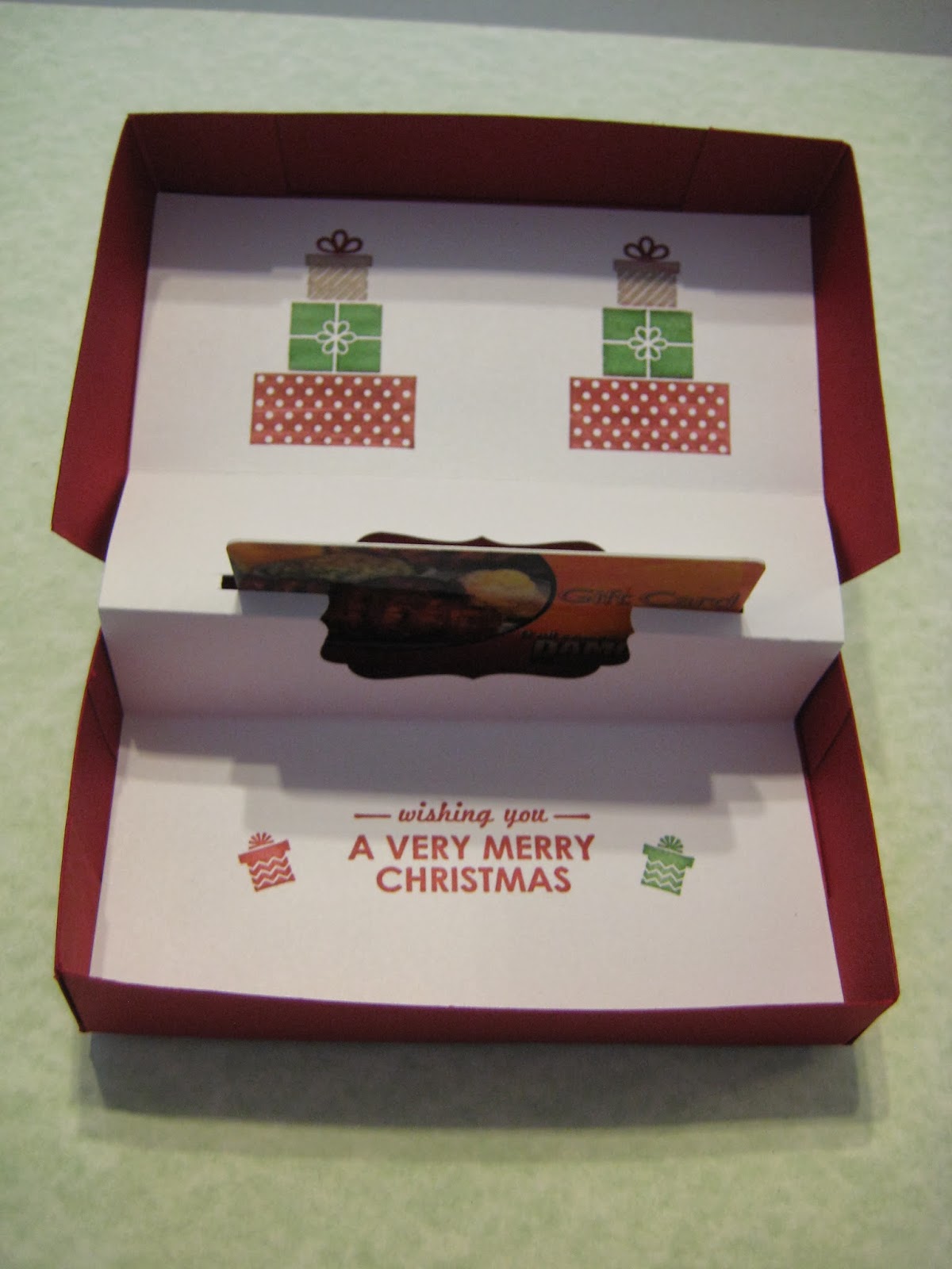 Great Minds Ink Alike Pop Up Gift Card Box