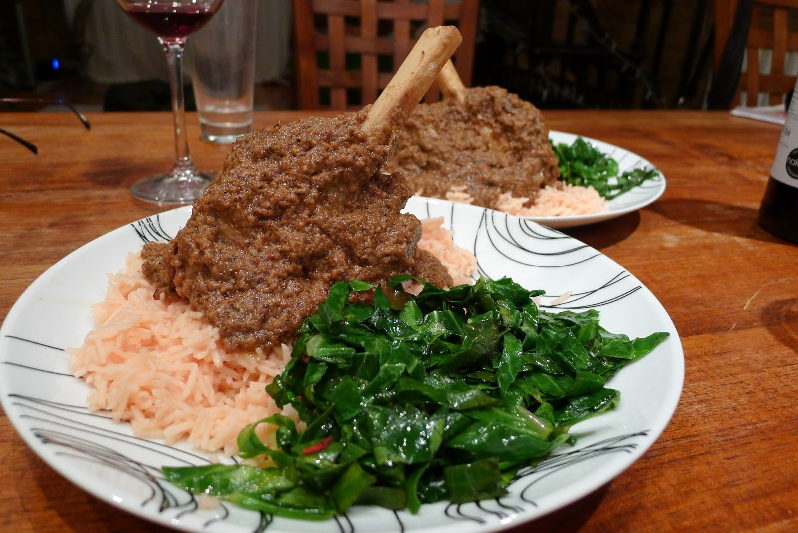 Culinary Adventures in London Lamb in Almond Sauce with Garam Masala