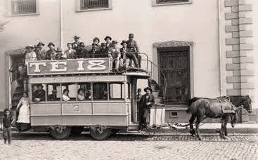 1858, llega a Santiago de Chile el tranvía de tracción animal