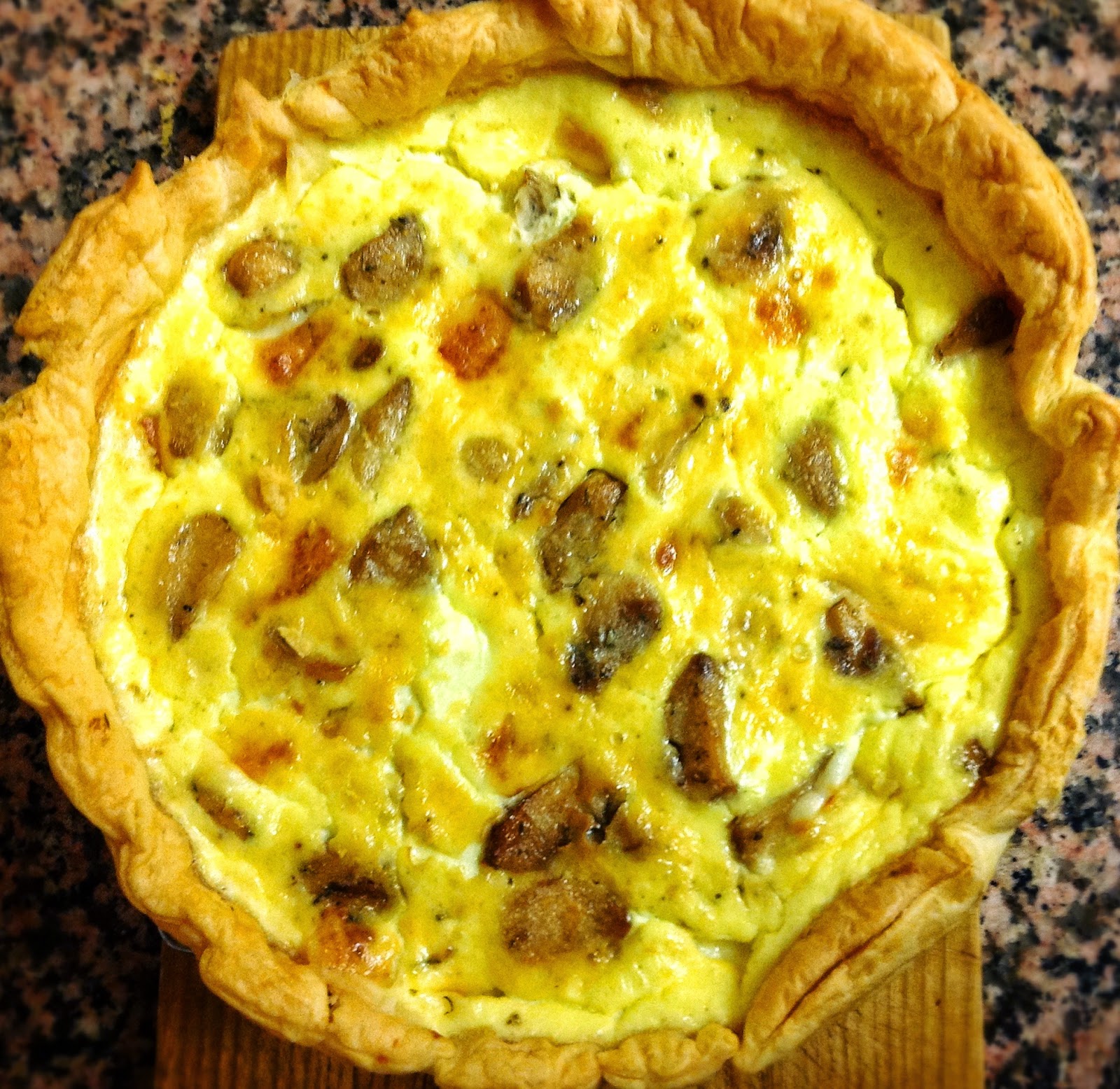 Mrs C's Recipe Corner Caramelized Garlic & Goat Cheese Flan