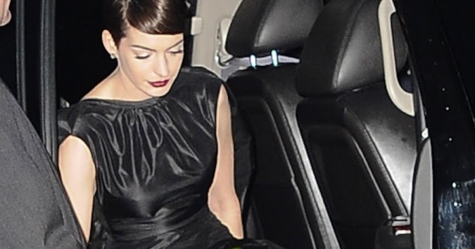 Anne Hathaway's Skirt Malfunction ~ Some News