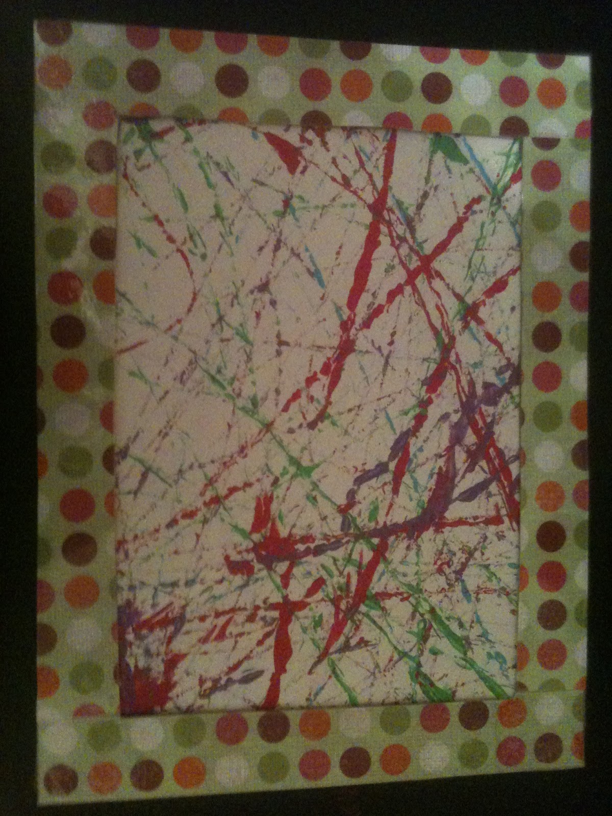 Pieces of Reeses Cereal box picture frames!