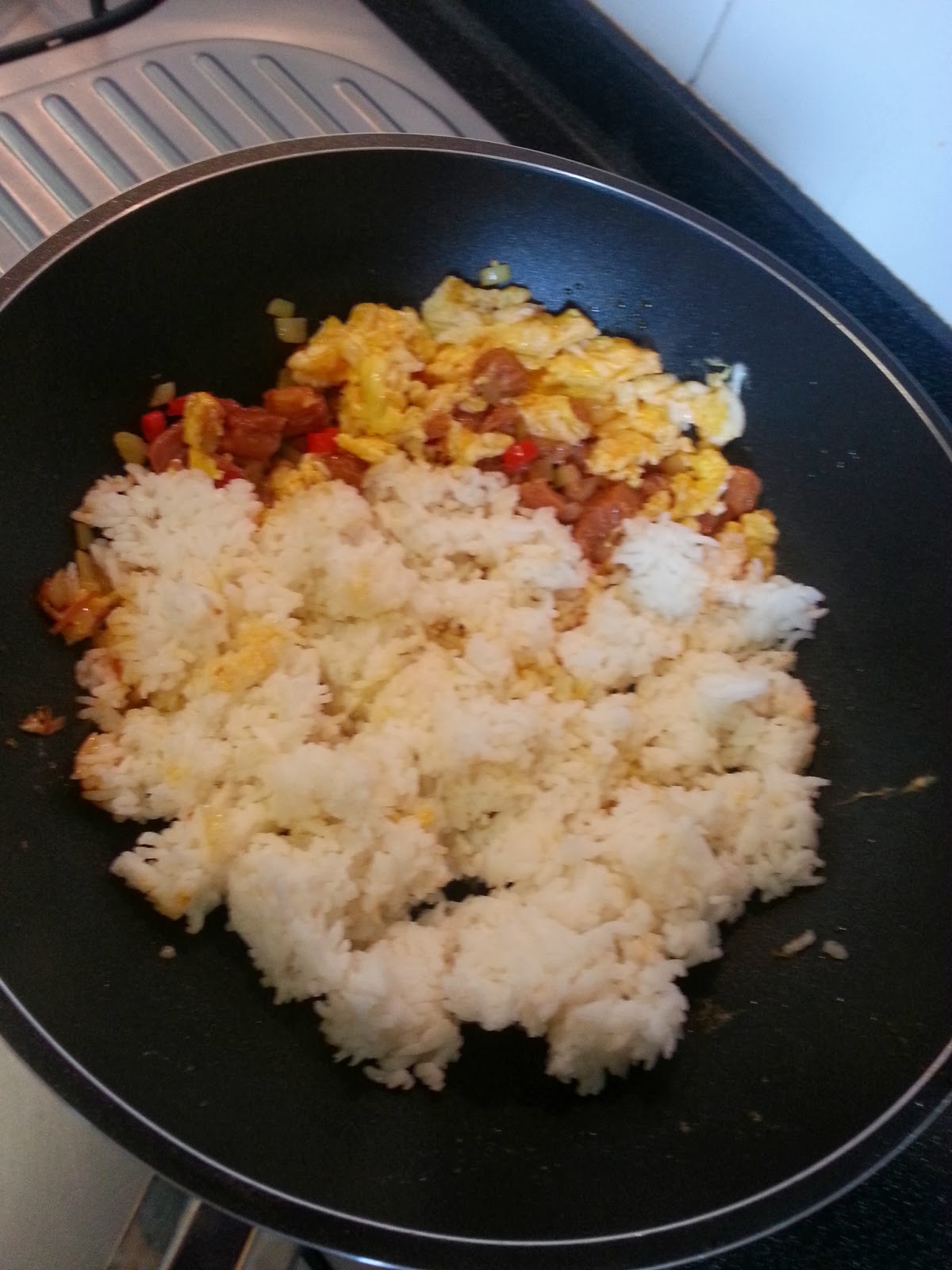 Spiced Pork Cube Fried Rice Delishar Singapore Cooking, Recipe, and