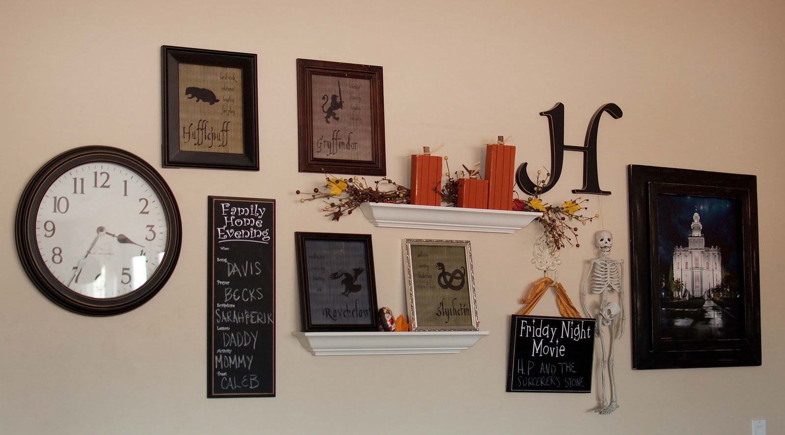 Halloween Decor: Harry Potter House Posters