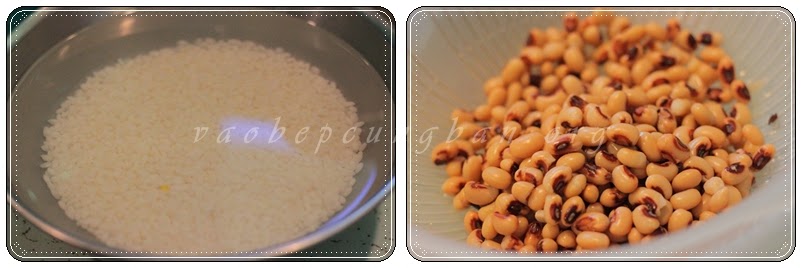 Cách nấu chè đậu trắng cốt dừa với nếp thơm ngon 2