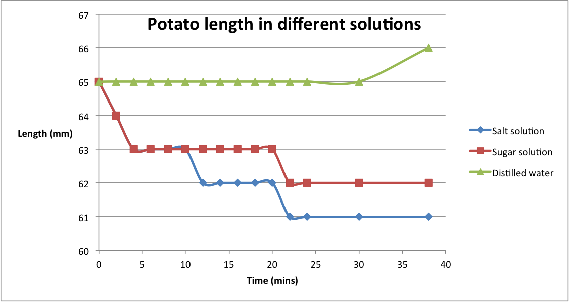 Osmosis Experiment EAL Biology