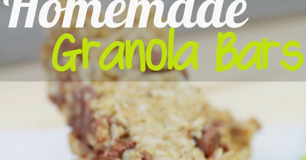 Running to Bake Homemade Granola Bars {a Running to Bake FAVE}