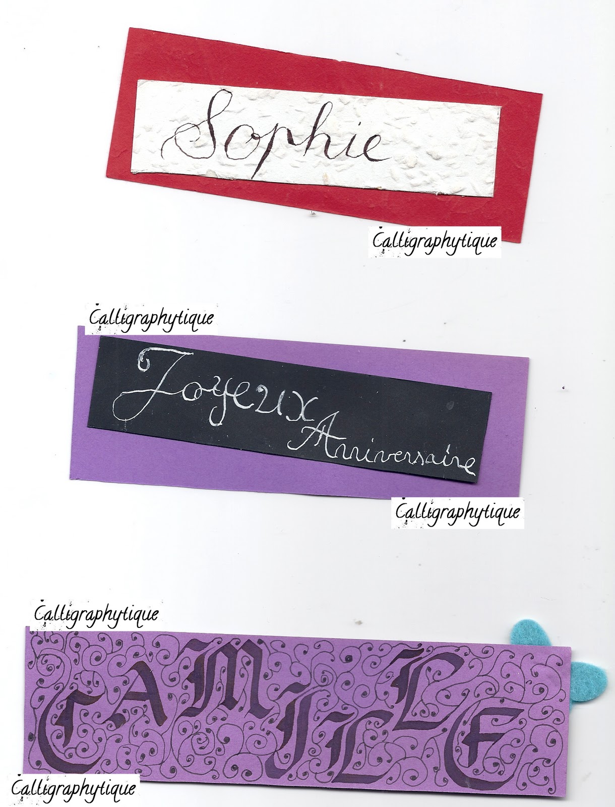Calligraphytique Octobre 11 Calligraphytique Octobre 11