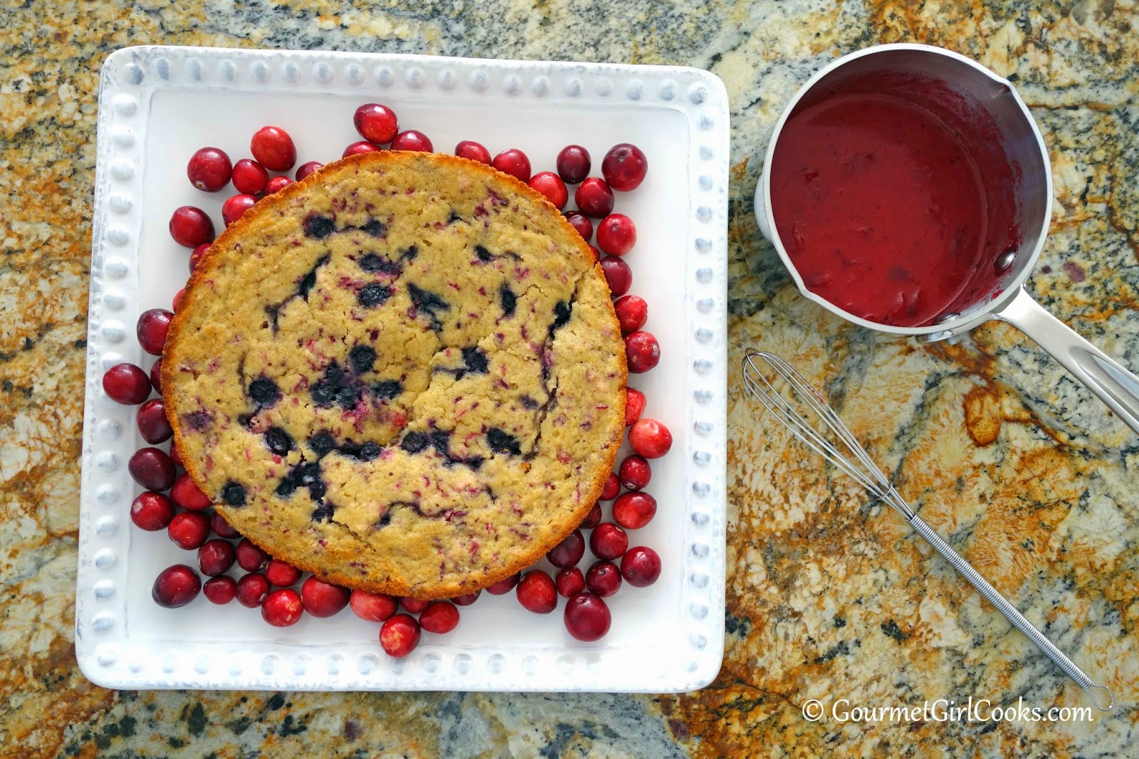 Gourmet Girl Cooks Cranberry Pancakes Easy NoFlip Skillet Style