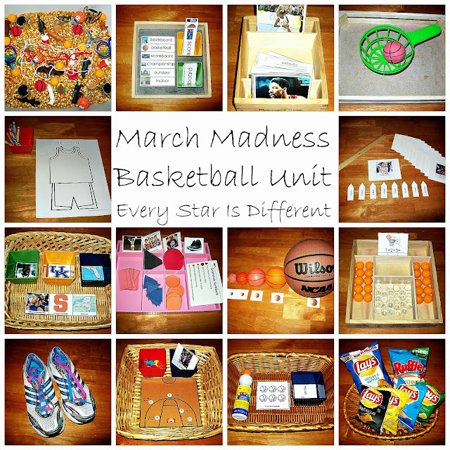 March Madness Basketball Unit with FREE Printables