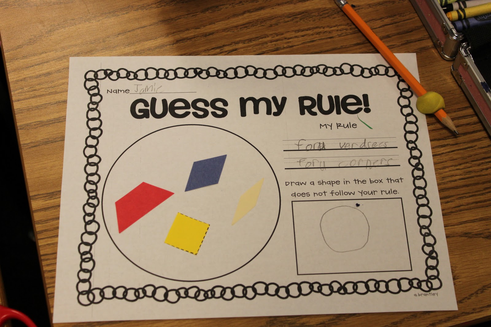 Crazy for First Grade Attributes and Sorting Fun!!