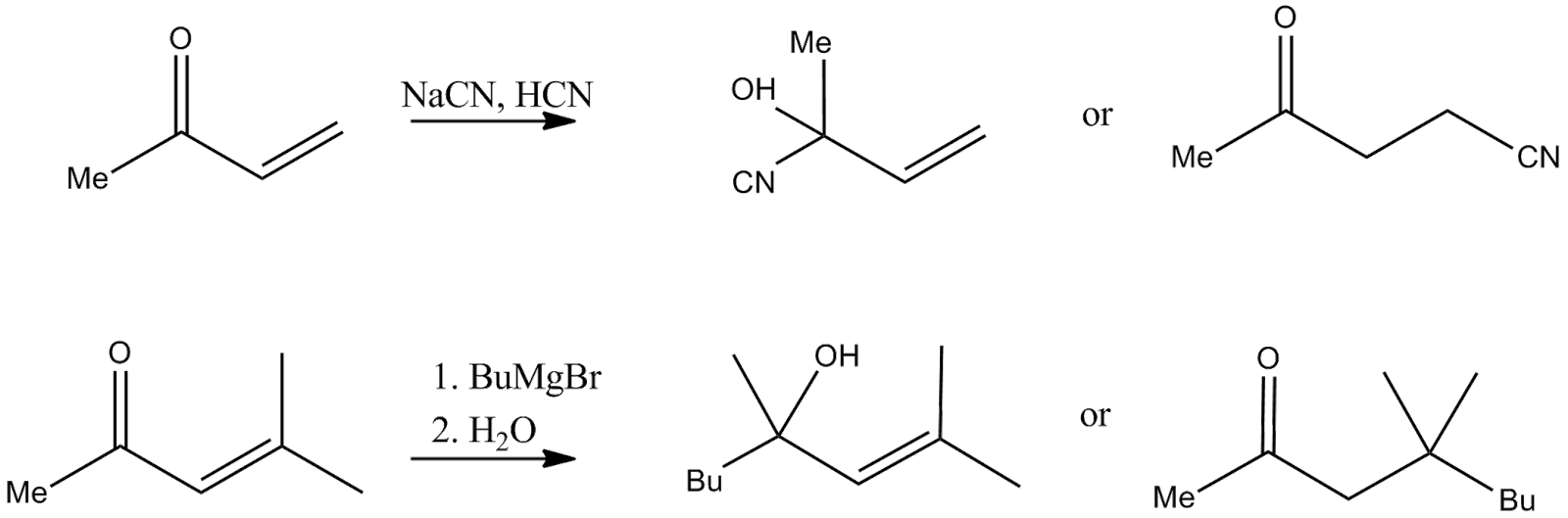 Chemistry Conjugate addition