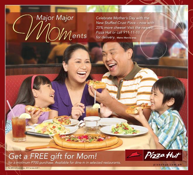 Manila Life Special treats for Mom on Mother's day at Pizza Hut